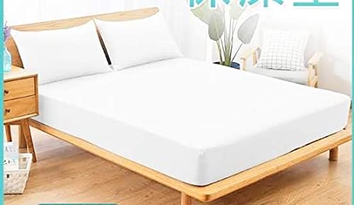 Praise Sheet Set - Pure Elastic Cotton 3 Piece Fitted Sheet 140x200 With 2 Pillow Cases 50x70 -