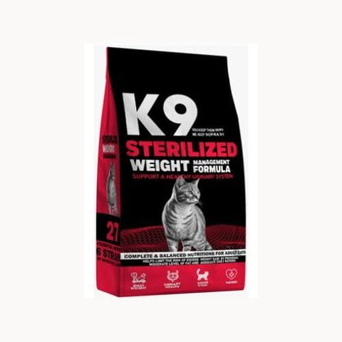 K9 Adult Cat (K9 Sterelized Adult Cat Dry Food 500g) from pets zone
