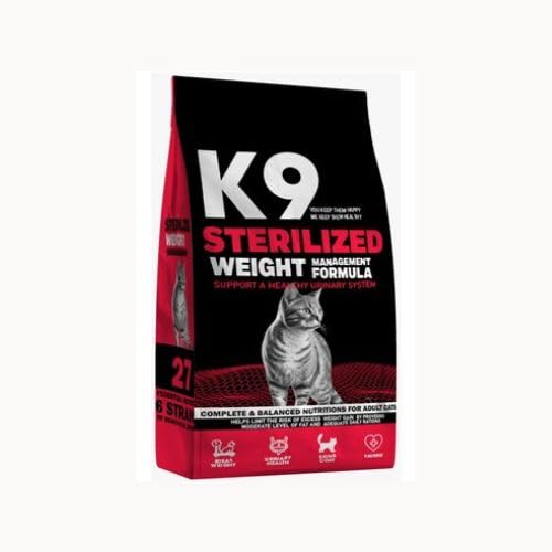 K9 Adult Cat (K9 Sterelized Adult Cat Dry Food 500g) from pets zone