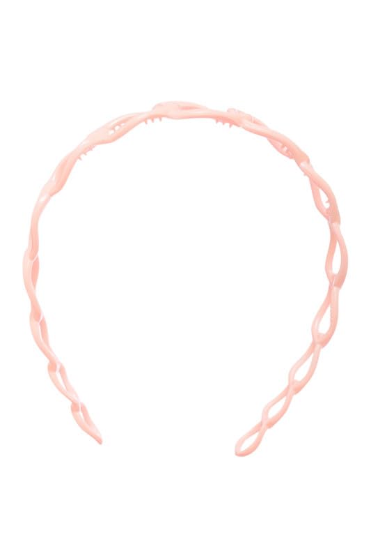 Daphane Plastic Wide Headband For Girls - Pink - 907
