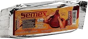 Modelling Clay Brown 500 Gm - Professional, Pottery, Crafts & Education, Non-Toxic & Smooth Texture - 1 Piece Pack