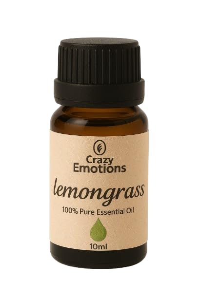 Crazy Emotions 100% Pure Natural Lemongrass Essential Oil 10 ml