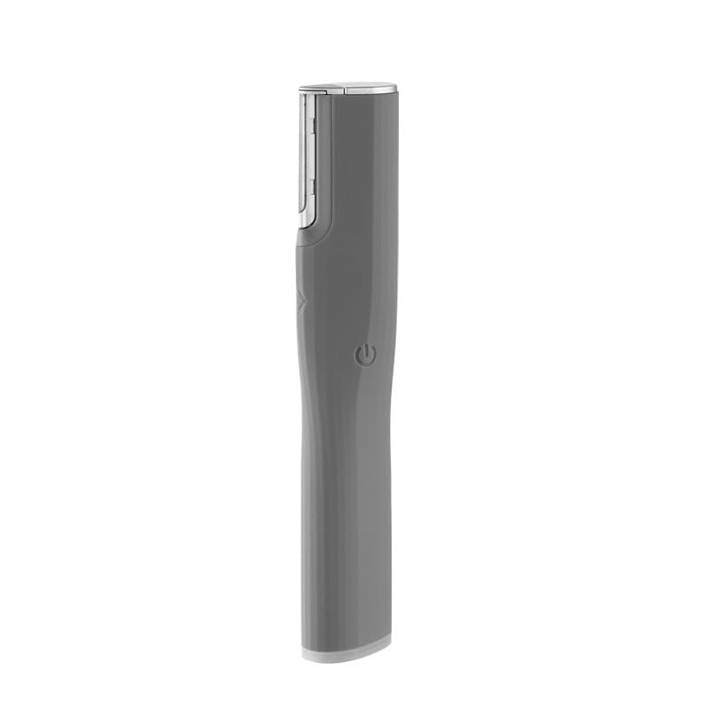 Facial Hair Remover, Ultrasonic Shaver, 2-Speed Electric Body Hair Trimmer for Face, Arms, Legs and Bikini Line, Portable Smooth Finish, LY-T01-A (Grey)