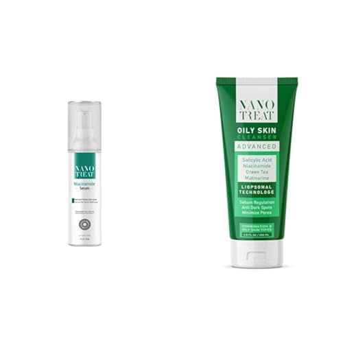 NanoTreat Complete Skincare Duo - Niacinamide Serum 30ml & Salicylic Acid Cleanser 200ml