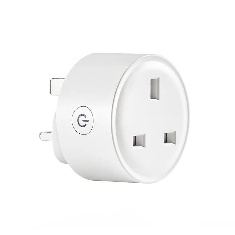 Smart WiFi Plug Socket, UK Standard 16A, White, App Control