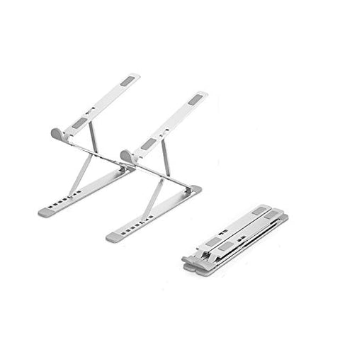 laptop stand for desk Adjustable Portable Base Notebook Stand, Suitable For Laptop Stand Computer Tablet - Silver