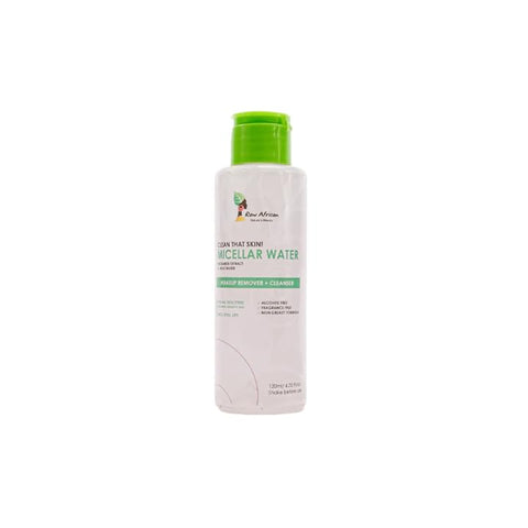 RAW AFRICAN | Clean That Skin! Micellar Water Makeup Remover | Natural & Refreshing | 120ml | Organic | Vegan | 100% Natural Essential Oils