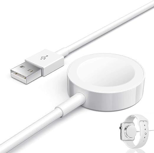 Watch Charger Fast Wireless Magnetic Wireless Charging Cable Portable Compatible with HW22pro/HW22 + Max/HW23pro/HW57pro/HW67plus/HW68Max - White