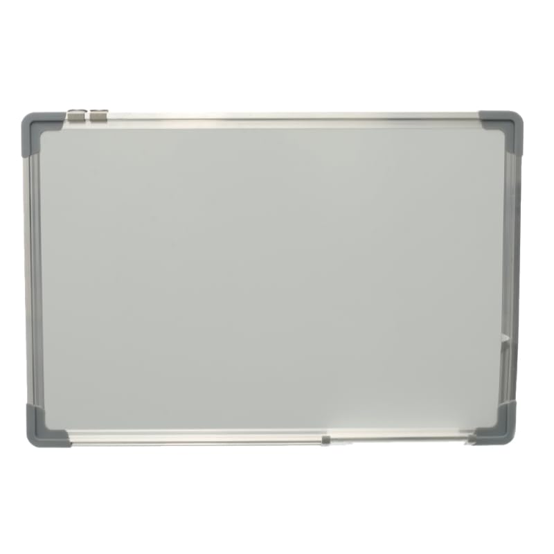 Magnetic Medium Wall Mounted Dry Erase White Board Included Aluminum Frame Designed With Practical Design For Students 35x50cm - White