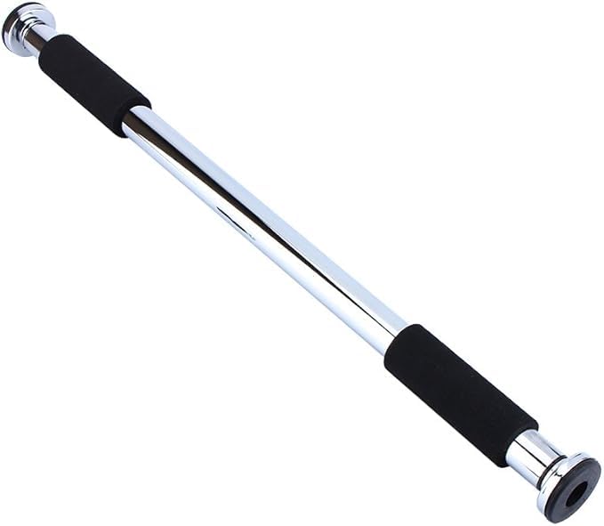 Pull Up Bar, Adjustable Chin Up Bar 62-100cm Multipurpose Indoor Gym Pull Up Bar with Cushioned Foam Grips for Home Gym Exercise Maximum Load 100kg00088