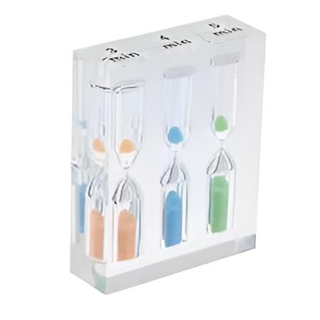 Sandglass Timer - Durable Plastic Frame Hourglass with Smooth Flowing Sand Perfect for Kids Homework Brushing Teeth Shower and Kitchen Tasks Random