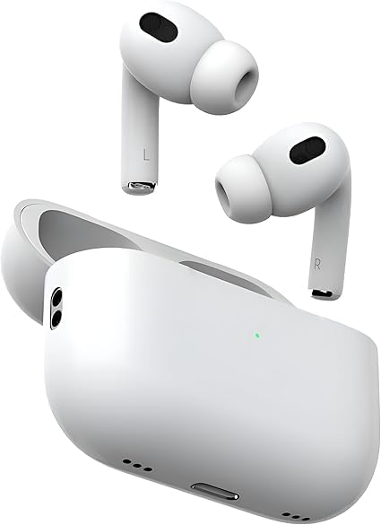 Pro 2 Wireless Earbuds with Bluetooth, Active Noise Cancellation, IPX5 Waterproof, Compatible with iPhone and Android, White