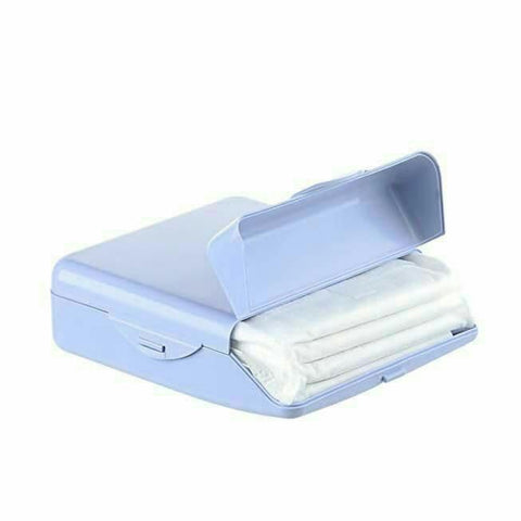 Sanitary Pad Storage Box for Women: A practical and elegant solution for organizing and carrying menstrual pads. Random color selection. Two-piece