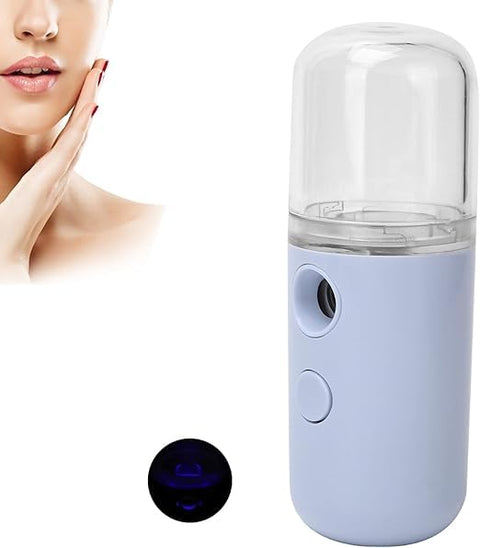 Nano Mist Sprayer Portable Face Mist Sprayer, Mini Facial Steamer, 30 ml Facial Mister for Hydrating Skin and Refreshing Makeup