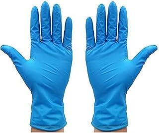 SMART FIT®Nitrile examination gloves-powder-free, non-sterile, disposable, food safe, indigo blue, convenient dispenser packaging, 100 gloves per group