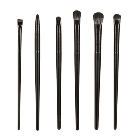 MySouqEg Store 6PCS Eyes Makeup Brushes Set Professional Soft Contouring Eyeshadow Eyeliner Eyebrow Brush Women Facial Beauty Cosmetic Tool