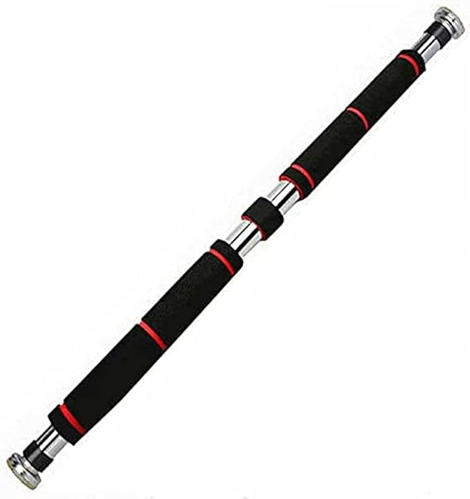 Pull Up Bar for Doorway, Chin Up Bar with Comfort Grips - Easy Mount & Adjustable Length - Suitable for 24-39 inch Door way