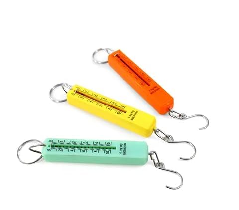 Portable Kitchen Scale Metal Capacity 10 Kg Easy To Use And Go With Multi Color Measuring Indicator.- Practical And Easy To Carry And Use