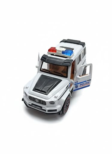 Generic Police Jeep - White