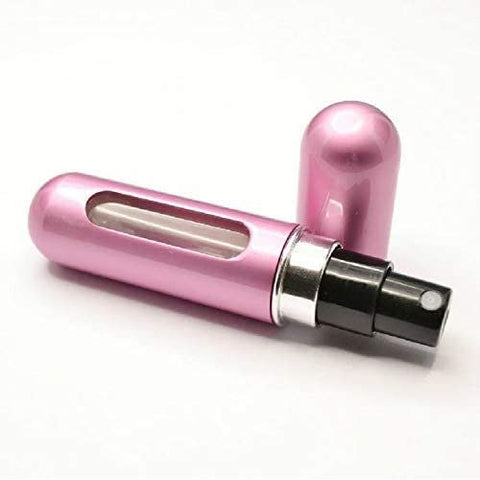 Refillable Portable Mini Fragrance Mist Bottle 5ml Light Pink