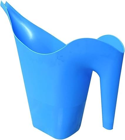Meridian Stylish and Modern Plant Watering Pot for Small and Medium Plants - Durable Plastic - Blue