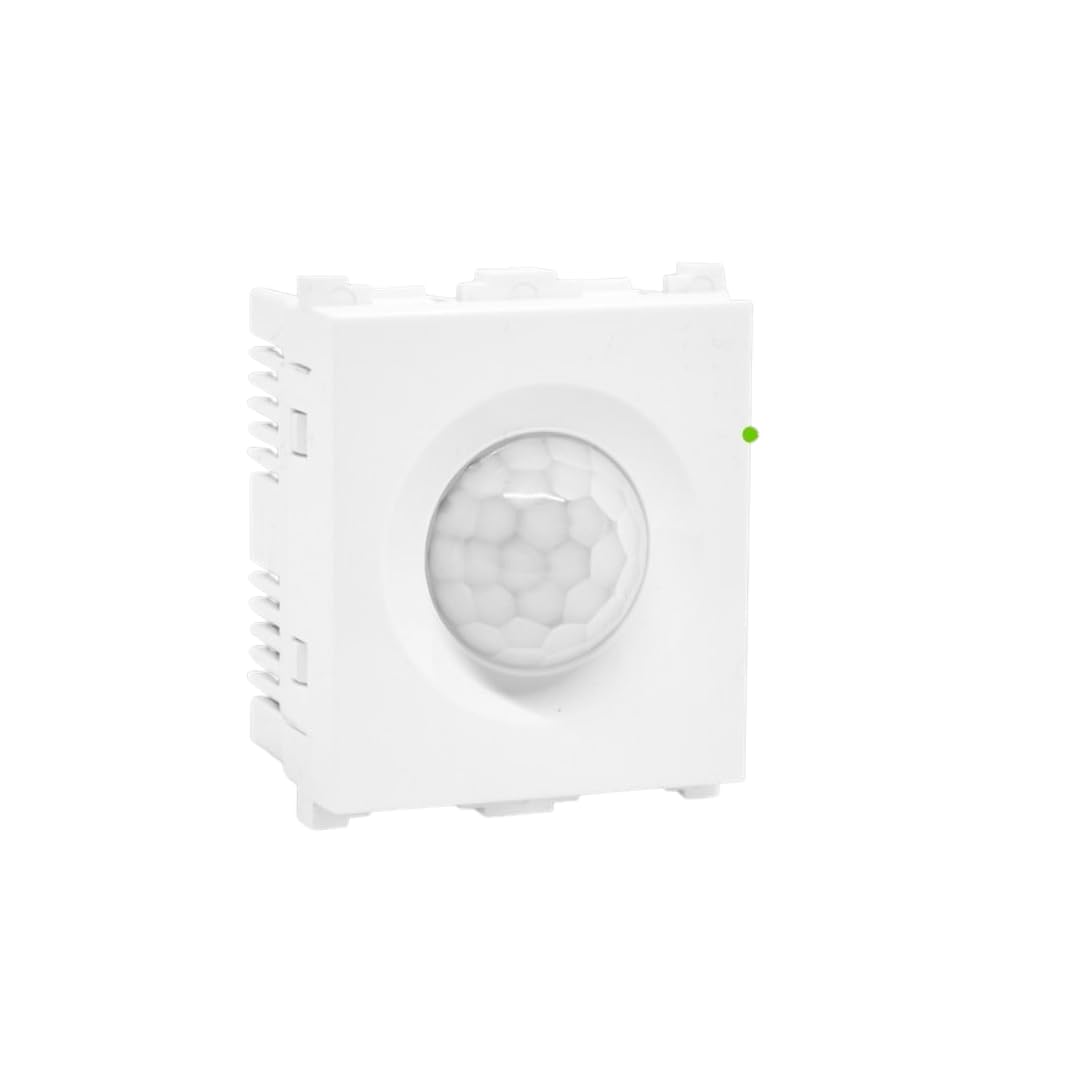Sanshi Sharm 100W Motion Sensor Optical Cell for Outdoor Lighting, Suitable for Roads, Bathrooms, Stairs, White