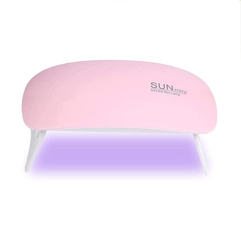 Mini Nail Lamp Usb UV Nail Dryer Gel Nail Polish Art Tool, 2 Colors SUN Mini Nail Dryer 6W UV Gel Polish Curing LED Lamp Portable Manicure Tool (02)