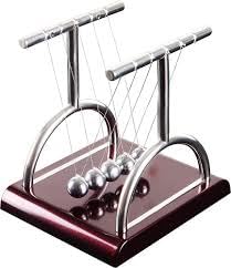 MySouq-Store [1Pcs] [ Larg- 12 CmX 14Cm] Newtons Cradle Balance Balls Physics Pendulum Science Desk Office Classic Toy