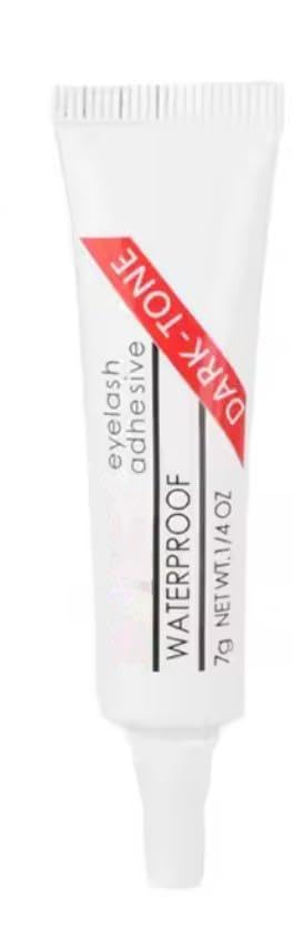 individual Lash Glue, black Eyelash Clusters Bond Latex Free Waterproof Eyelash Glue Lash Adhesive Express Drying Strong Bonding Long Lasting No Irritaiton, 7ML -black