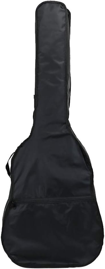 41" Water-Repellent Oxford Acoustic Guitar Case Durable Gig Bag One Pocket Adjustable Shoulder Straps Guitar Backpack Guitar Cover Case Bag for Storage Transport Travel(Black)