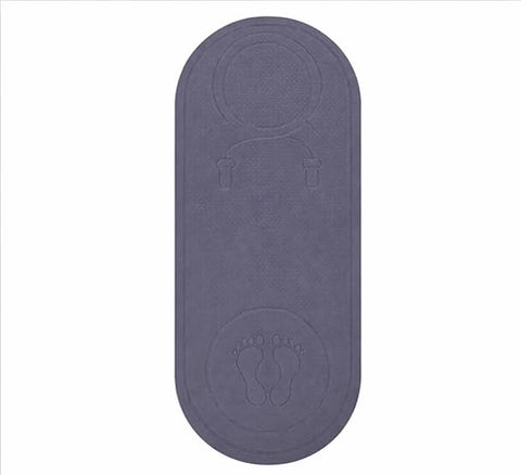 Curvy Yoga Mat 12mm Thick Non-Slip, High Density Exercise Mat for Yoga, Pilates & Home Workout, Comfortable Floor Training Mat with Curved Design