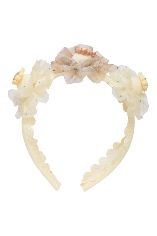 Daphne Special Headband For Girls - Light Biege