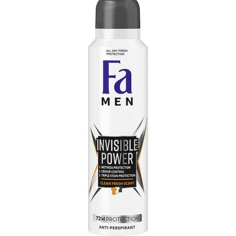 FA Spray Invisible 150ml For Men