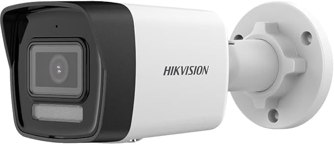 Hik.vision DS-2CD1023G2-LIU Network Security Camera, 2 MP, Color Night Vision, Motion Detection, Built-in Microphone, IP67 Waterproof, H.265, White