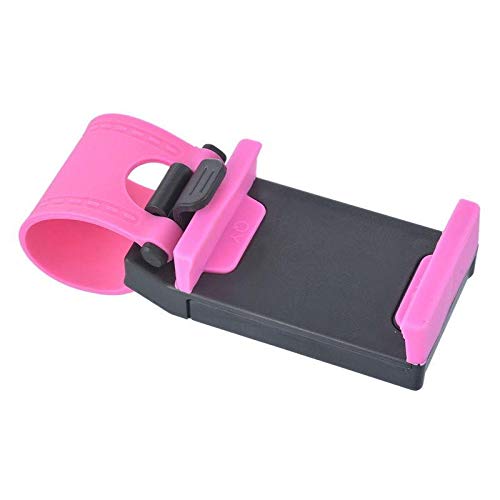 Car Steering Wheel Phone Holder Car Driving GPS Navigator Rack For Samsung s5 s6 Purple [TLB-W5]