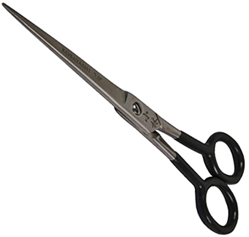 one year warranty_Kobayashi Hairdressing Satin Finish Steel Scissors 7 Inch