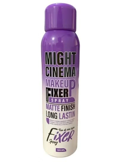 Long Lasting Setting Fixer Spray, Weightless with Micro-Fine Mist, Natural Finish, Non-Drying Formula for All Skin Types (purple-Oily skin)