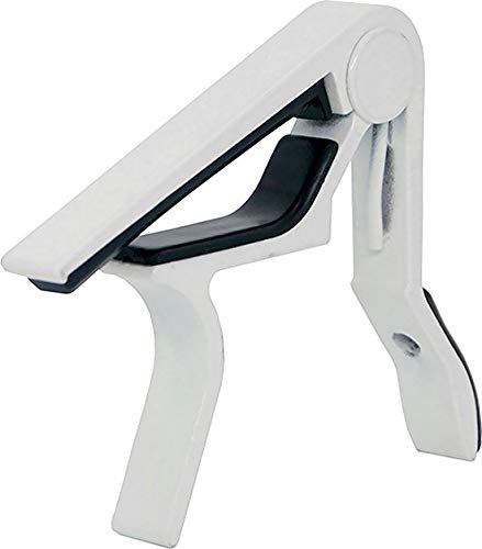 Guitar Capo Deluxe - for guitars with steel strings – white