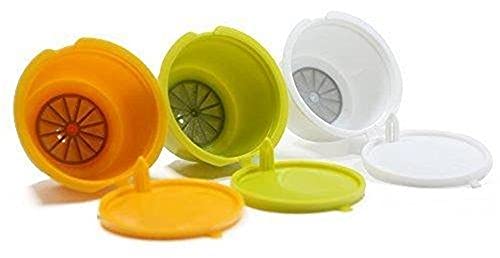 Refillable Coffee Capsules Reusable Coffee Pods Cups Filters for Dolce Gusto Compatible with Nescafe Dolce Gusto Brewers