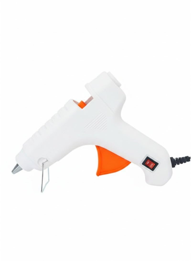 Melt Glue Gun with 80W Triple Power, Fast and Practical for Arts and Crafts, Home Stamping, Toys, Repairs and Craft Projects - White