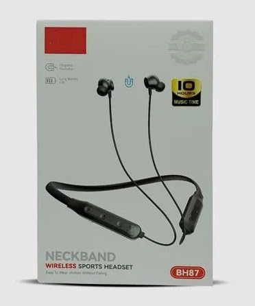 Neckband & Sports Earphones, Bluetooth V5.0, High Sound Quality, Collar headset, (BH87)