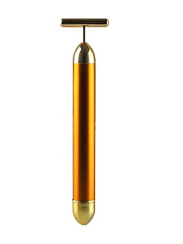 Beauty Bar 24k Golden Pulse Facial Massager T Shape Gold Face Beauty Massageryuturoaa60838