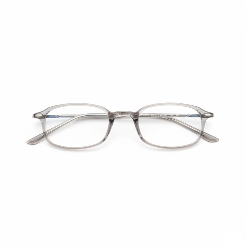 Men's Rectangular Eyeglass Frame-Lightweight Plastic Optical Frame-Sleek Everyday Design for Prescription, Reading, or Blue Light Lenses-Lens-Ready, Comfortable & Durable