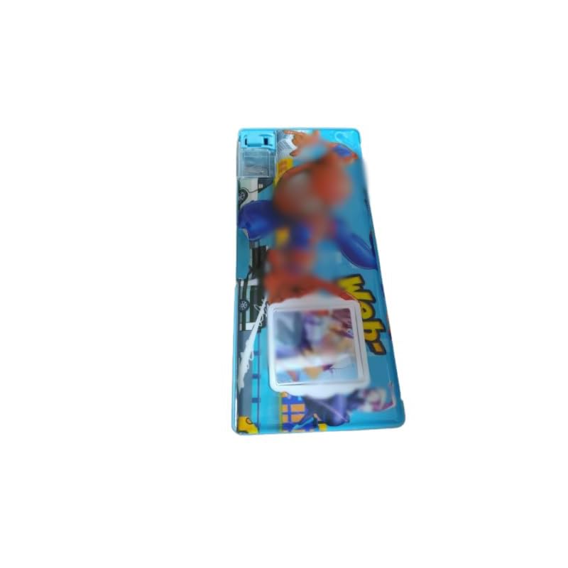 School Pencil Case (Blue Pencil Case with Calculator)