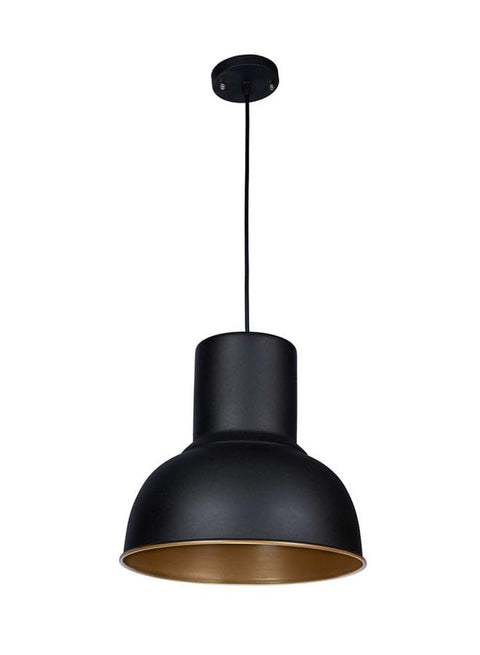 El Rawda Lighting Doma Ceiling Lamp - Single | modern decorative LED E27 pendant light ceiling lamp hanging | suitable for any room | Color: Black | Size: 70x30 cm