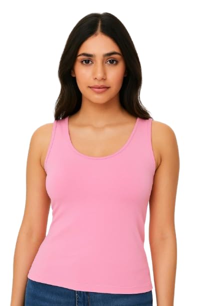 Women's Basic Tank Top, Sleeveless, Scoop Neck