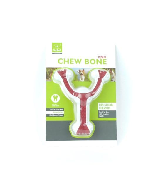NUNBELL FLD35164G Nunbell Power Chew Bone For Dogs - White coffe green