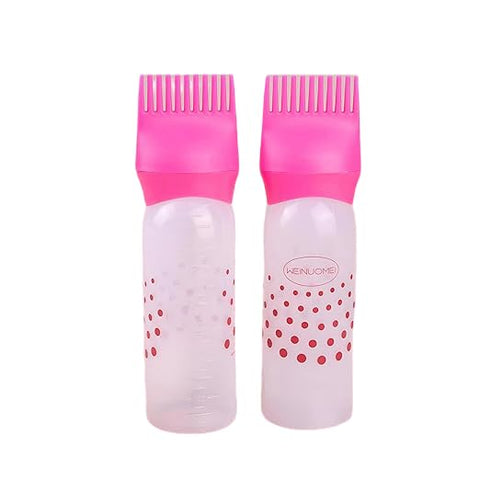 Lightweight Hair Treatment Brush - A must-have for hair care enthusiasts, this brush combines functionality with a stylish design for easy oil application. (2 pcs)