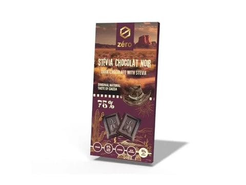 Dark Zero Stevia Chocolate 75%