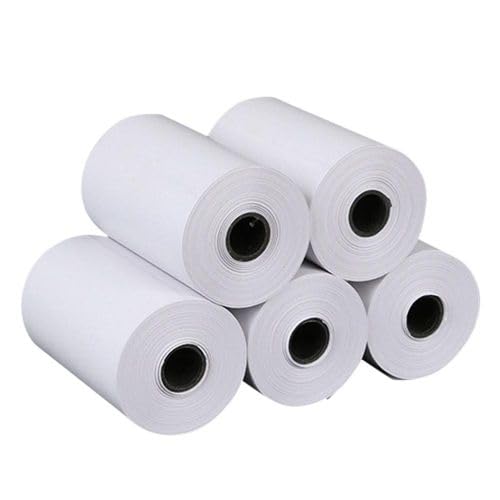 Generic 58mm Thermal Paper Roll, 12 Meters, 12000 Sheets, Aura White, Smooth Finish